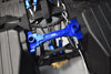 Aluminum Rear Chassis Brace For Axial 1/6 SCX6 Jeep JLU Wrangler AXI05000 - 5Pc Set Orange