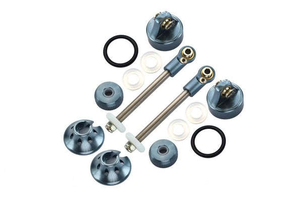 Aluminum Rebuild Kit For GPM Optional Front Damper #SLA087F - 14Pc Set Gray Silver