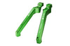 Aluminum 7075-T6 Rear Chassis Brace For Traxxas 1/8 4WD Sledge Monster Truck 95076-4 - 2Pc Set Green