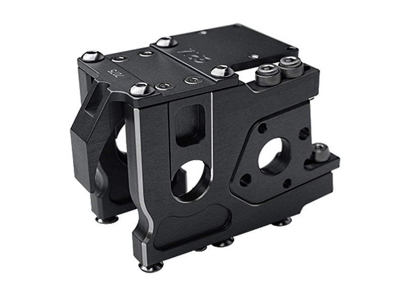 Aluminum 7075-T6 Quick Release Motor Base For Traxxas 1/8 4WD Sledge Monster Truck 95076-4 Upgrades - Black