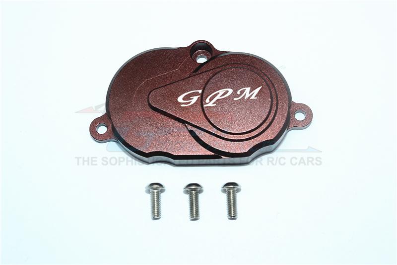 Tamiya T3-01 Dancing Rider Trike Aluminum Rear Gearbox Cover - 1Pc Set Brown