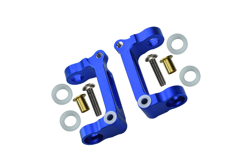 Tamiya TA01 Aluminum Bearing C-Hub With 5X8 Bushing - 1Pr Set  Blue