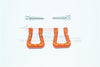 Traxxas TRX-4 Trail Defender Crawler Aluminum Front/Rear Bumper D-Rings - 1Pr Set Orange