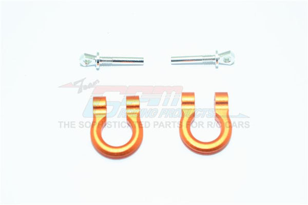 Traxxas TRX-4 Trail Defender Crawler Aluminum Front/Rear Bumper D-Rings - 1Pr Set Orange