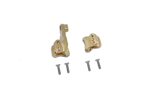 Brass Front Axle Mount Set For Suspension Links For 1:10 Traxxas TRX-4 Crawlers - 6Pc Set