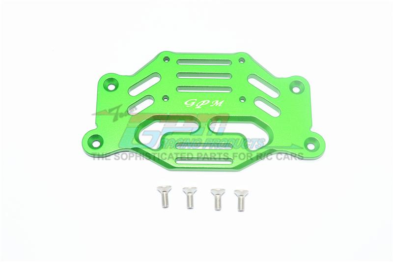 Traxxas TRX-4 Ford Bronco / Blazer / Mercedes-Benz G500 Aluminum Front Fender Stabilizing Plate - 1Pc Set Green