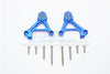 Traxxas TRX-4 Trail Defender Crawler Aluminum Adjustable Rear Damper Mount - 1Pr Set Blue