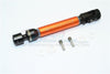 Traxxas TRX-4 Trail Defender Crawler Front Main Shaft with Steel Joint And Aluminum Body - 1Pc Set Orange