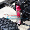 Traxxas TRX-4 Trail Defender Crawler / TRX-6 Mercedes-Benz G63 Aluminum Front/Rear Adjustable Spring Dampers - 1Pr Set Red