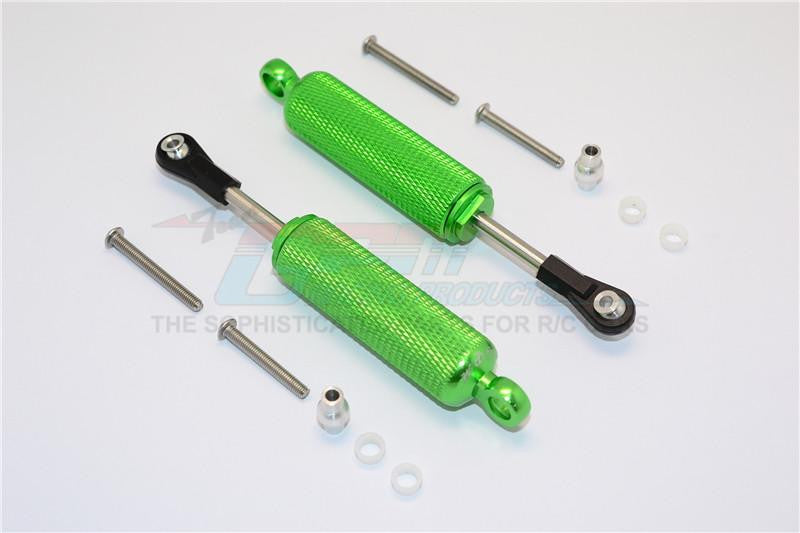 Traxxas TRX-4 Trail Defender Crawler Aluminum Front/Rear Internal Shocks (Reticulated Pattern) - 1Pr Set Green