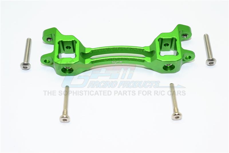 Traxxas TRX-4 Trail Defender Crawler Aluminum Front/Rear Body Post Mount - 1Pc Set Green