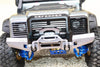 Traxxas TRX-4 Trail Defender Crawler Aluminum Front Bumper With D-Rings - 1 Set Black