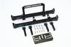 Traxxas TRX-4 Trail Defender Crawler Aluminum Front & Rear Bumper With Winch Plate (On-Road Street Fighter) - 1 Set Black