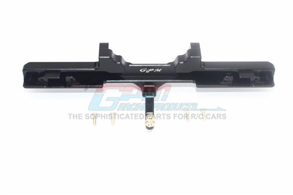 Aluminum Rear Bumper For Traxxas TRX-4 Mercedes-Benz G500 (82096-4) - 1 Set Black