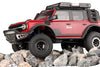 Aluminum 1-Inch Beadlock Wheel Rims Set (8 Poles) For Traxxas 1:18 TRX4M Ford Bronco / TRX4M Land Rover Defender / Axial 1:24 SCX24 Deadbolt / SCX24 Jeep Wrangler Upgrades - Black