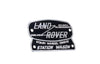 R/C Scale Accessories : Metal Logo For Traxxas Defender TRX-4 Land Rover - 1Pc Set Black