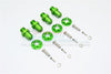 Traxxas TRX-4 Trail Defender Crawler Aluminum Hex Adapters For Front And Rear Wheels (17mm Hex, 19mm Long) - 2Prs Set Green