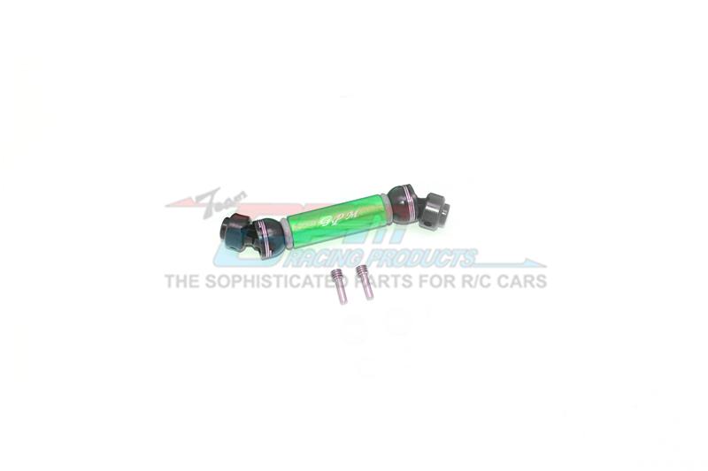 Traxxas TRX-6 Mercedes-Benz G63 (88096-4) Steel+Aluminium Rear CVD Drive Shaft - 1Pc Set Green