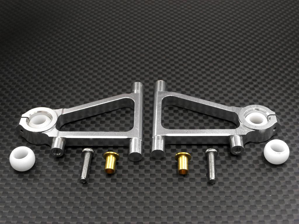 Tamiya TT-01 Aluminum Front Lower Arm Set - 1Pr Silver