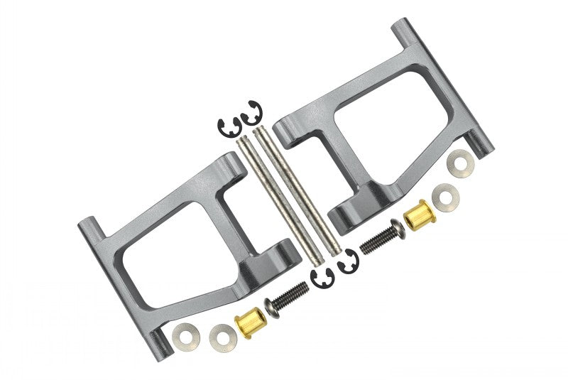 Tamiya TT-01 Aluminum Rear Lower Arm - 1Pr Set Silver