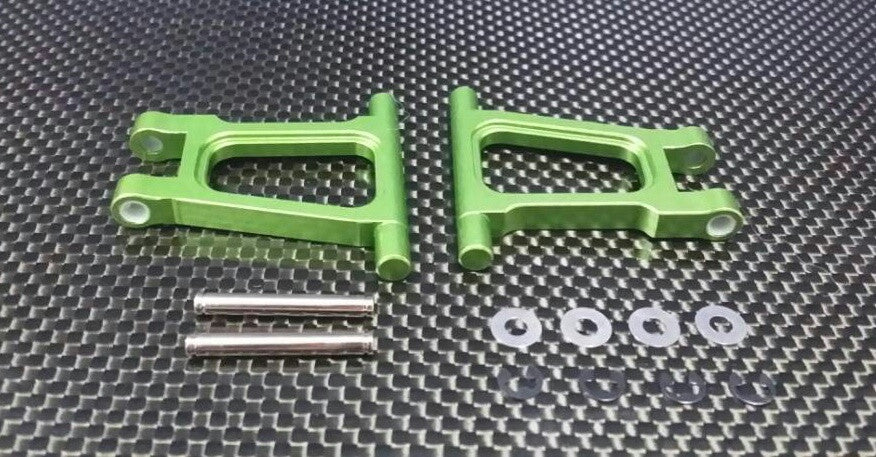 Tamiya TT-01 Aluminum Rear Upper Arm Set - 1Pr Green