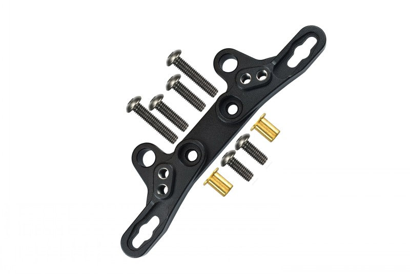 Tamiya TT-02 Aluminum Front/Rear Damper Plate - 1Pc Black