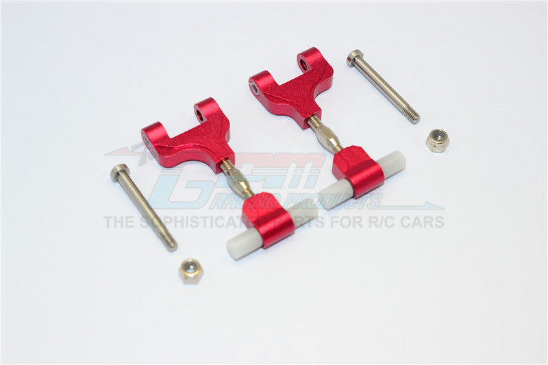 Tamiya TT-02 Aluminum Rear Adjustable Upper Arm - 1Pr Red