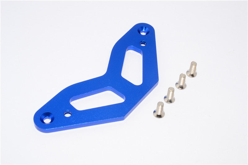 Tamiya TT-01 Aluminum Front Bumper Thick 3mm - 1Pc Blue