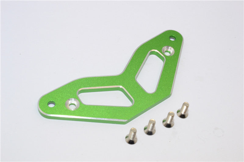 Tamiya TT-01 Aluminum Front Bumper Thick 3mm - 1Pc Green