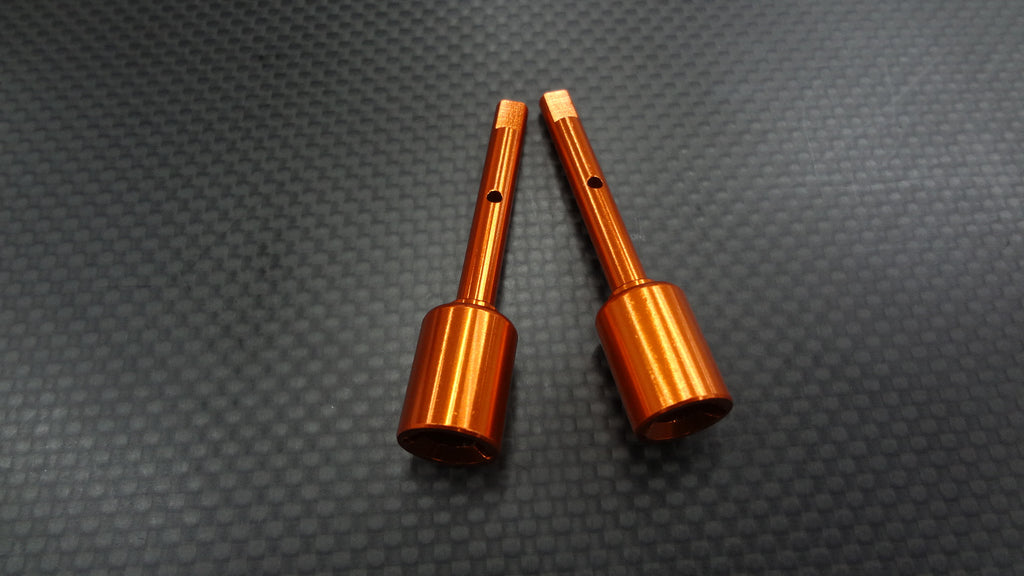 Tamiya TT-02 Aluminum Middle Shaft Joint - 1Pr Orange