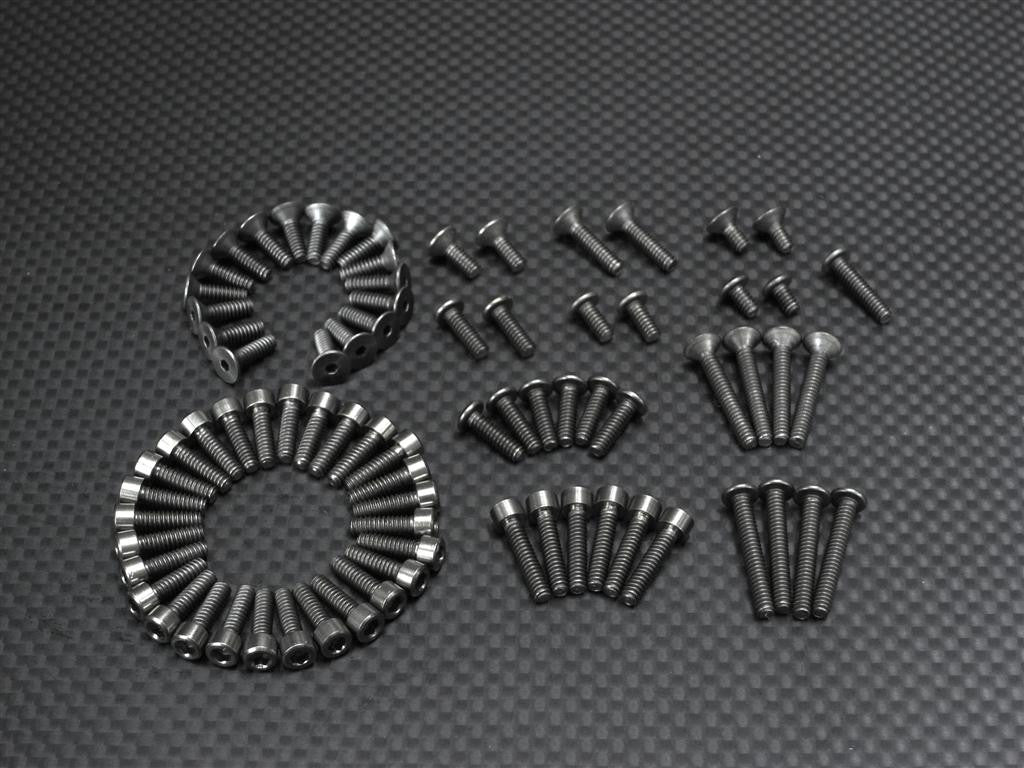 Team Associated TC3 Full Titanium Screw Set - 78 Pcs