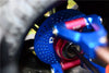 Traxxas X-Maxx 4X4 Aluminum Rear Wheel Hex Claw +3mm With Brake Disk - 2Pcs? Blue