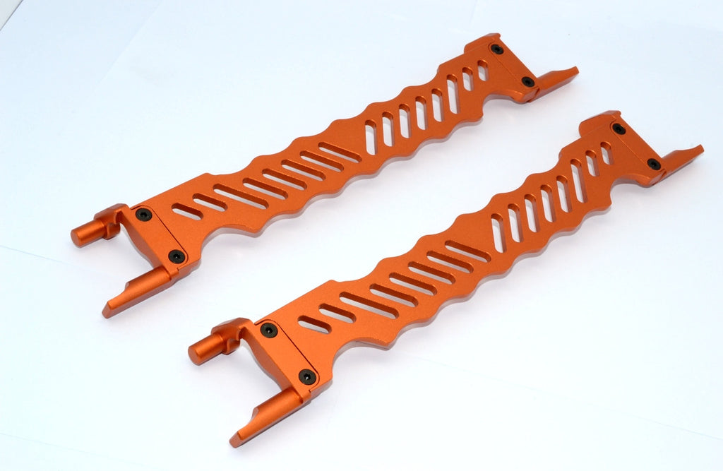 Traxxas X-Maxx 4X4 Aluminum Battery Holder - 1Pr Set Orange