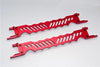 Traxxas X-Maxx 4X4 Aluminum Battery Holder - 1Pr Set Red