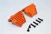 Traxxas X-Maxx 4X4 Aluminum Motor Heatsink Mount - 1 Set Orange