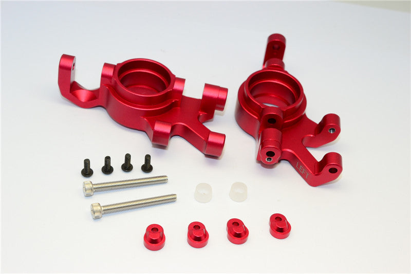 Traxxas X-Maxx 4X4 Aluminum Front Knuckle Arms - 1Pr Red