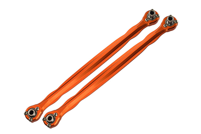 Traxxas X-Maxx 4X4 Aluminum Front Steering Rod - 1Pr Orange