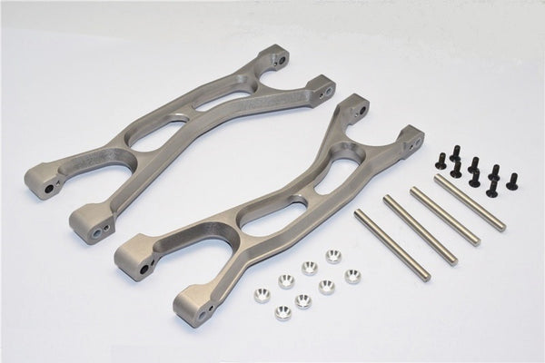 Traxxas X-Maxx 4X4 Aluminum Front / Rear Upper Arms - 1Pr Gray Silver