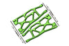 Aluminum Front / Rear Lower Arms For 1:5 Traxxas X Maxx 6S / 8S - 1Pr Set Green