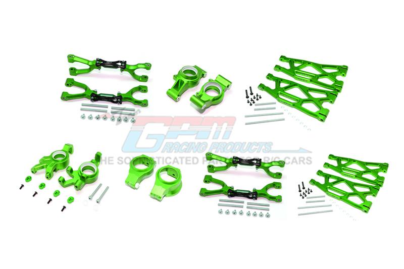 Traxxas X-Maxx 4X4 Aluminum Front & Rear Upper + Lower Arms +