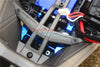 Aluminum Steering Assembly For Traxxas 1:10 4WD MAXX 89076-4 / 4WD MAXX with WideMAXX 89086-4 / 1:8 4WD Maxx Slash 6S 102076-4 Upgrades - Gray Silver