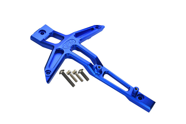 Aluminum Front Chassis Brace For Traxxas 1:10 4WD MAXX 89076-4 / 4WD MAXX with WideMAXX 89086-4 / 1:8 4WD Maxx Slash 6S 102076-4 Upgrades - Blue