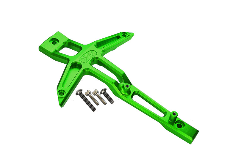 Aluminum Front Chassis Brace For Traxxas 1:10 4WD MAXX 89076-4 / 4WD MAXX with WideMAXX 89086-4 / 1:8 4WD Maxx Slash 6S 102076-4 Upgrades - Green