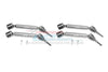 Traxxas 1/10 Maxx 4WD Monster Truck Harden Steel + Aluminum Front + Rear Adjustable CVD Drive Shaft - 2Pr Set Gray Silver