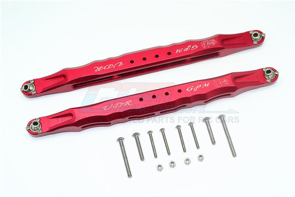 Traxxas Unlimited Desert Racer 4X4 (#85076-4) Aluminum Rear Lower Trailing Arms - 1Pr Set Red