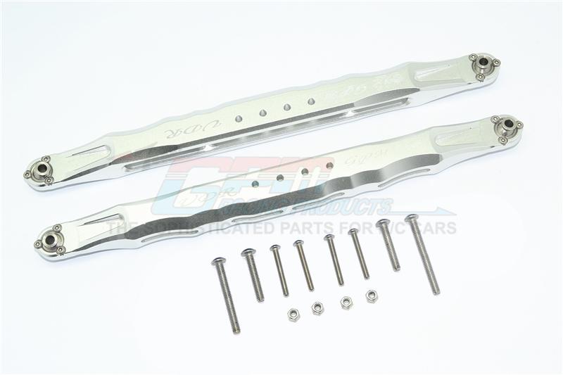 Traxxas Unlimited Desert Racer 4X4 (#85076-4) Aluminum Rear Lower Trailing Arms - 1Pr Set Silver