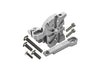 Traxxas Unlimited Desert Racer 4X4 (#85076-4) Aluminum Motor Mount With Heat Sink Fins - 1 Set Silver