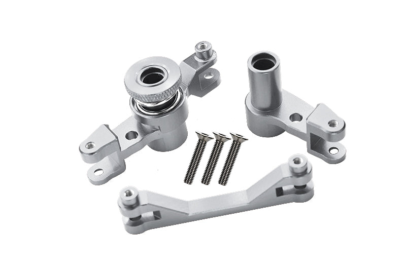 Traxxas Unlimited Desert Racer 4X4 (#85076-4) Aluminum Steering Assembly - 1 Set Silver