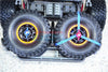 R/C Scale Accessories : Spare Tire Tie Down For Traxxas 1/7 Unlimited Desert Racer -2Pc Set Red