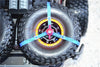 R/C Scale Accessories : Spare Tire Tie Down For Traxxas 1/7 Unlimited Desert Racer -2Pc Set Red